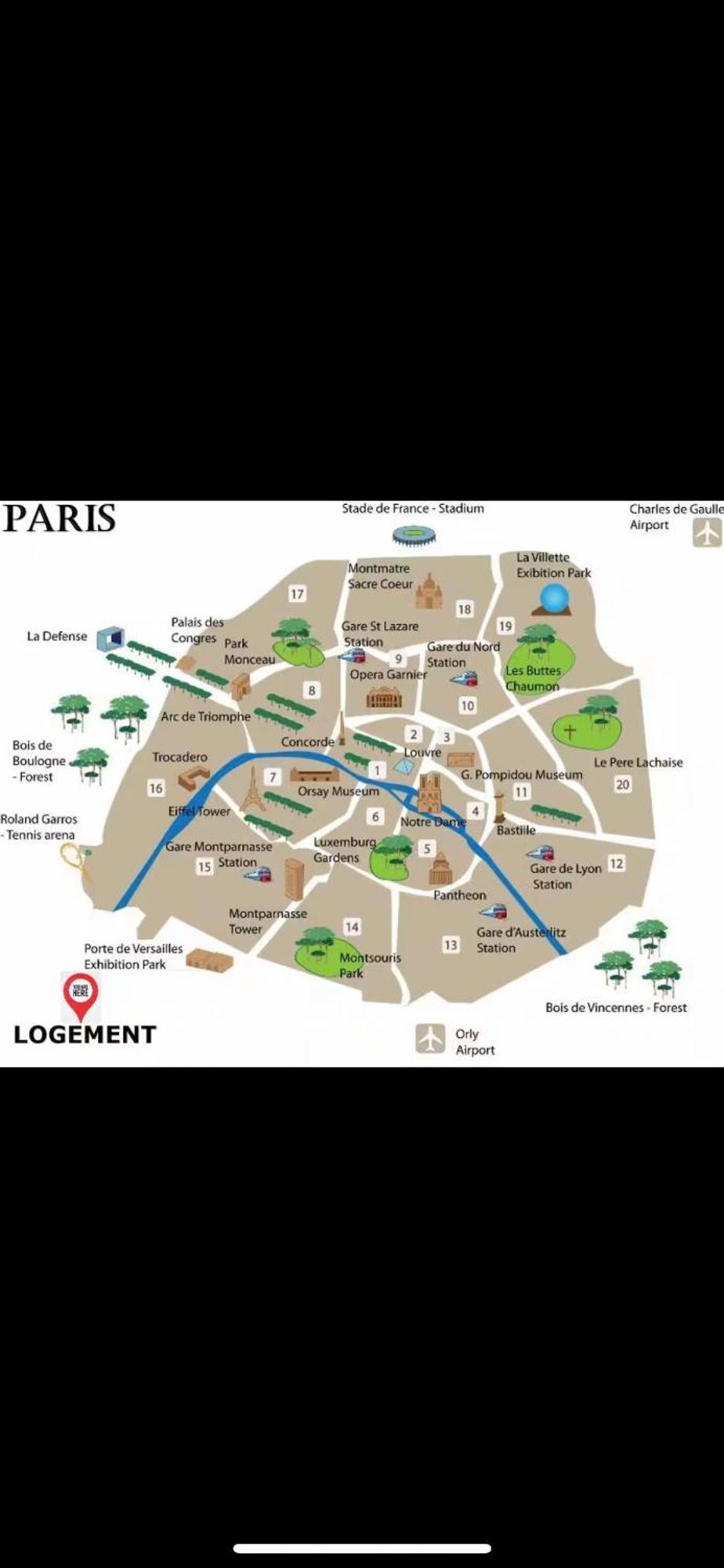 Apartment 4 Personnes Proche Paris Tour Eiffel